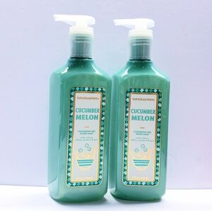 Bath & Body Works CUCUMBER MELON Gentle Cleansing Gel Hand Soap, 8 Oz(2 pcs)